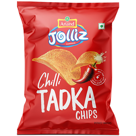 Chilli Tadka Chips Front