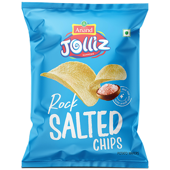 Rock Salted Chips Front