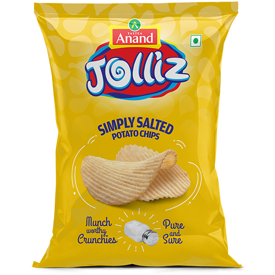 Simply Salted Chips Front