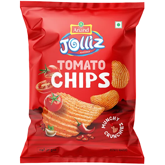Tomato chips front